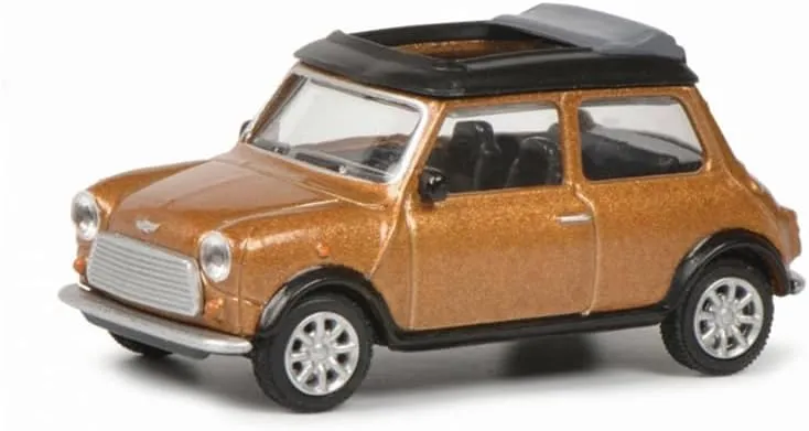 FloZ for Schuco for Mini Cooper Brown Met Convertible Version 1/64 Truck Pre-Built Model