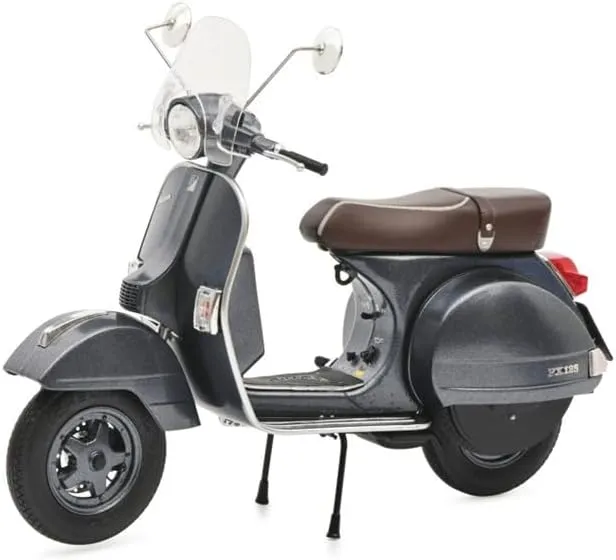 FloZ for Schuco for Vespa for PX 125 Grigio met Motorcycle wasp 1:10 Truck Pre-Built Model