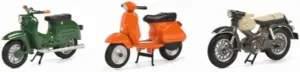FloZ for Schuco Set w.3 Motorcycles 2020 1/43 Motorcycle Pre-Built Model
