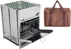 Folding Wind-proof Wood Burnings Stove Portable Camp Stove Furnaces Backpacking Stove Picnics Stove Cooking Burners
