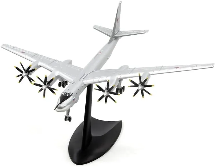 for AMER Russian Air Force TU-95MS Polar Bear Strategic Bomber 1/200 Aircraft Pre-Built Model