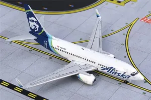 for GeminiJets for Alaska Airlines for Boeing B737-700W N614AS 1/400 DIECAST Aircraft Pre-builded Model