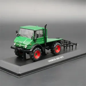 for IXO for Mercedes for Benz for Unimog 406 1977 Farm Tractor 1:43 Truck Pre-built Model