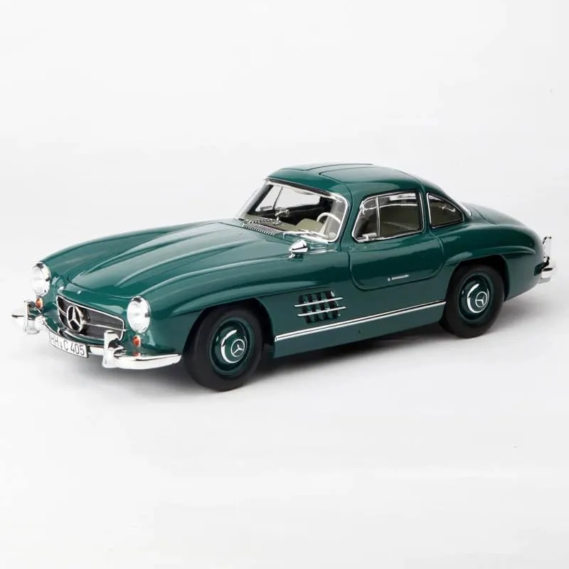 for NOREV 1954 for Mercedes for Benz for 300SL Gull Wing Door W198 Green 1:18 Truck Pre-Built Model