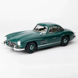 for NOREV 1954 for Mercedes for Benz for 300SL Gull Wing Door W198 Green 1:18 Truck Pre-Built Model