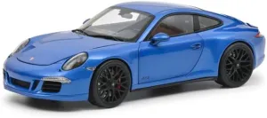 for Schuco for Porsche for 911 for Carrera GTS Targa Blue 1/18 Truck Pre-Built Model