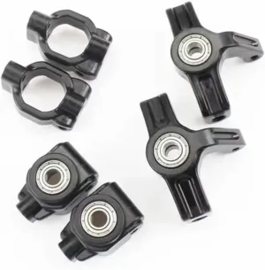 for Wltoys 104001 1/10 6Pcs Front Steering Cup C Hub Carrier Rear Wheel for Seat RC Car Upgrade Parts Accessories Upgrade and Replacement RC Car DIY Parts