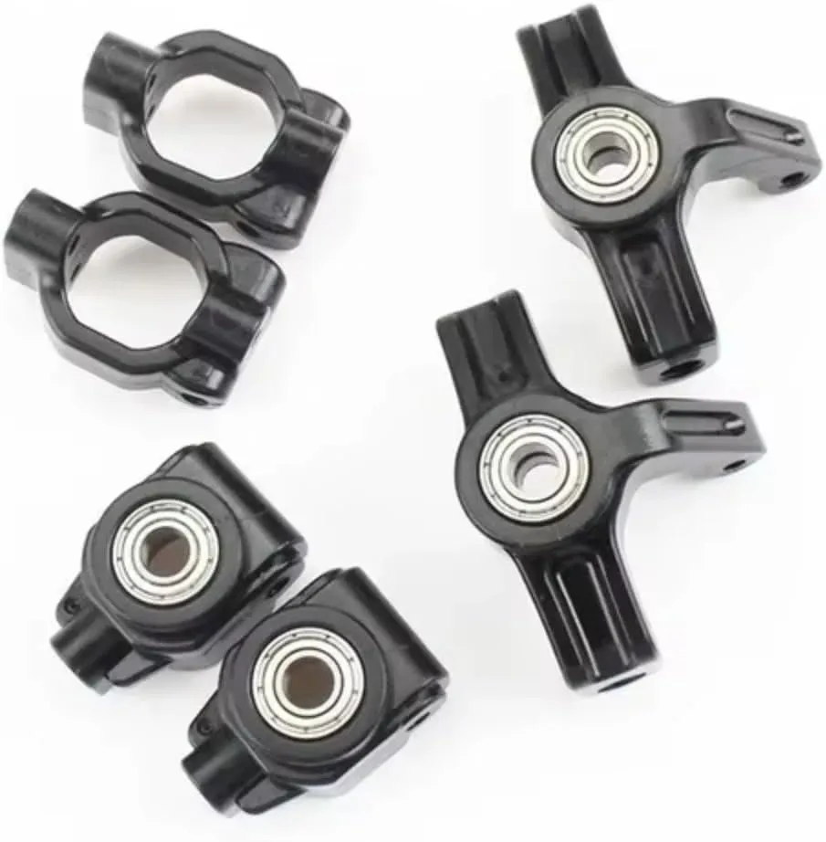 for Wltoys 104001 1/10 6Pcs Front Steering Cup C Hub Carrier Rear Wheel for Seat RC Car Upgrade Parts Accessories Upgrade and Replacement RC Car DIY Parts