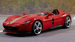 for BBURAGO for Ferrari for Monza for SP1 Sports car red 1:18 Truck Pre-Built Model