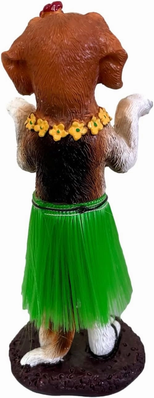 Franchise Figurine Company Hula Dog Dashboard Doll Car Accessories Bobblehead for Van Life and Beach Creations | German Shepherd | Golden Retriever | Labrador Retriever (Beagle)