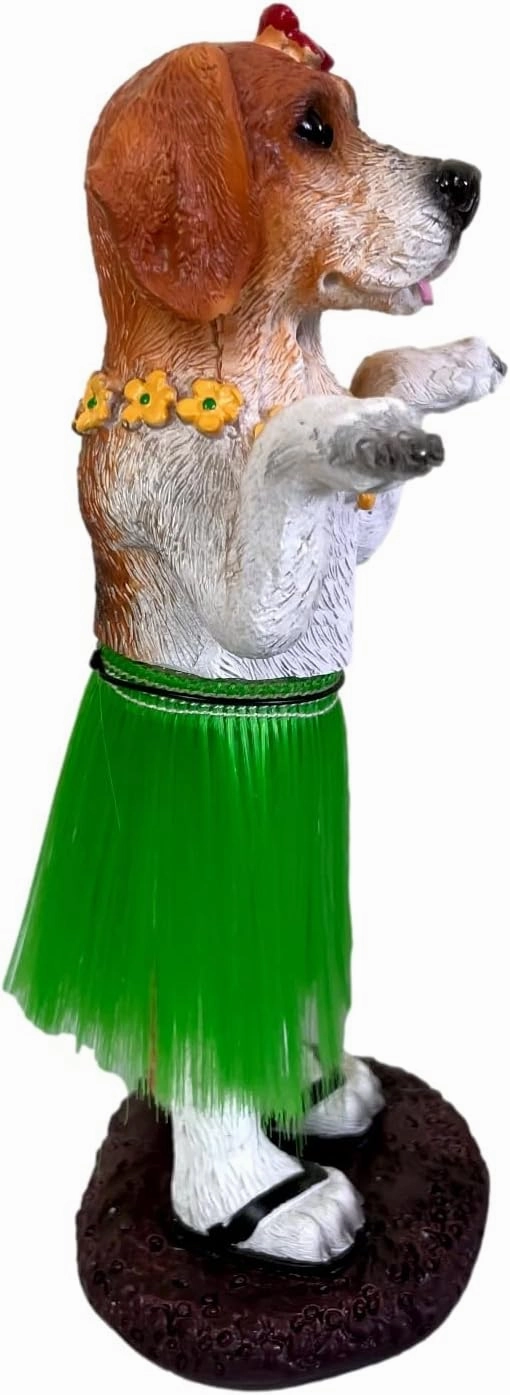 Franchise Figurine Company Hula Dog Dashboard Doll Car Accessories Bobblehead for Van Life and Beach Creations | German Shepherd | Golden Retriever | Labrador Retriever (Beagle)