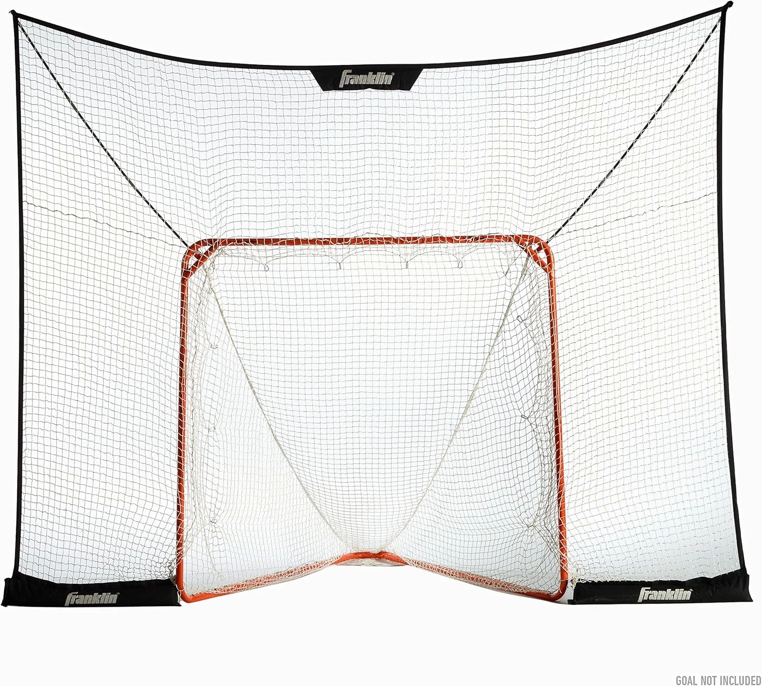 Franklin Sports Lacrosse Backstop Net - Lax Goal Backstop Net for Shooting Training   Practice - Extra Large   Durable - 12' x 9'