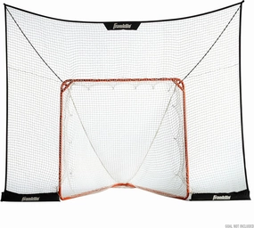 Franklin Sports Lacrosse Backstop Net - Lax Goal Backstop Net for Shooting Training   Practice - Extra Large   Durable - 12' x 9'
