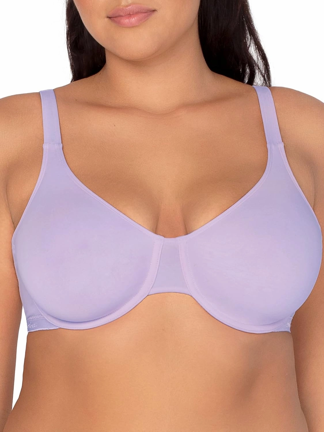 Fruit of the Loom Women's Unlined Underwire Bra - Cotton & Spandex Blend for Natural Shape and Flexibility