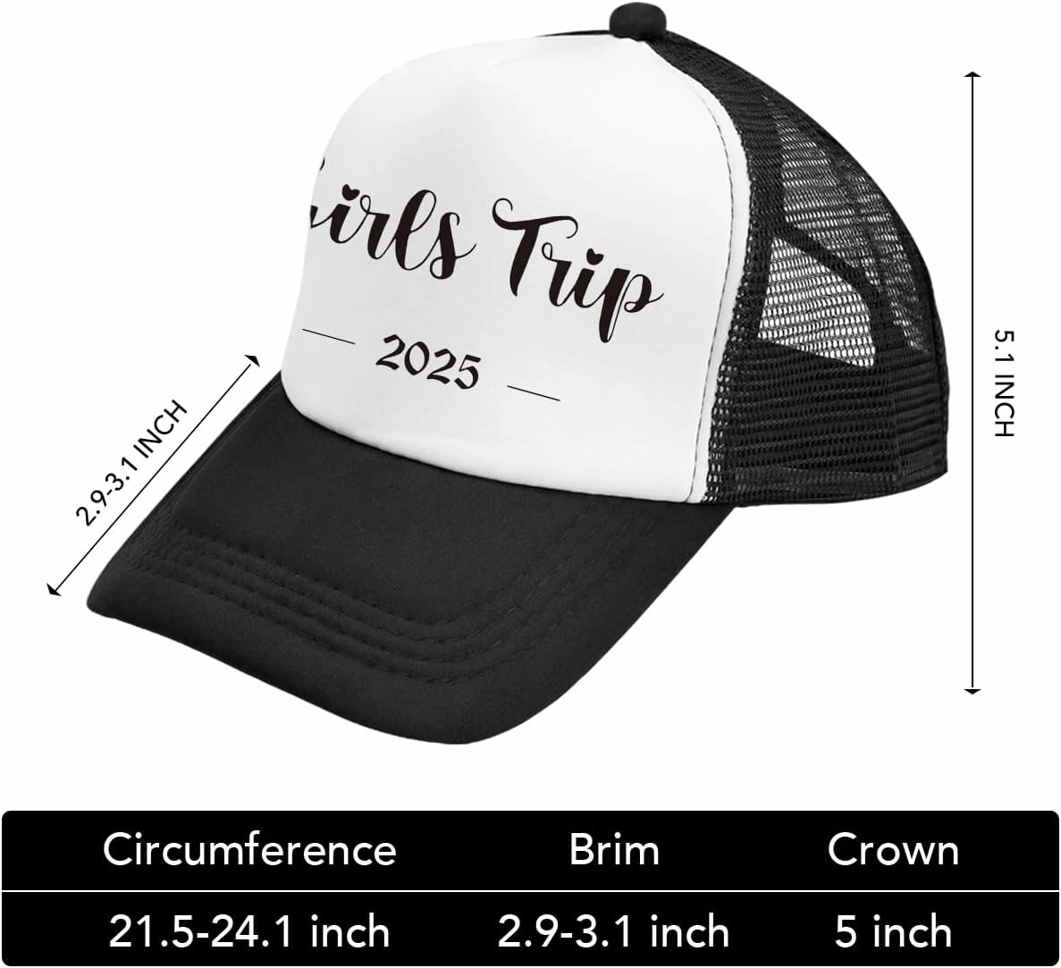 Funny Trucker Hat Gag Baseball Cap for Women Men Hat Adjustable, Friends Gag Gifts Essential for Travel