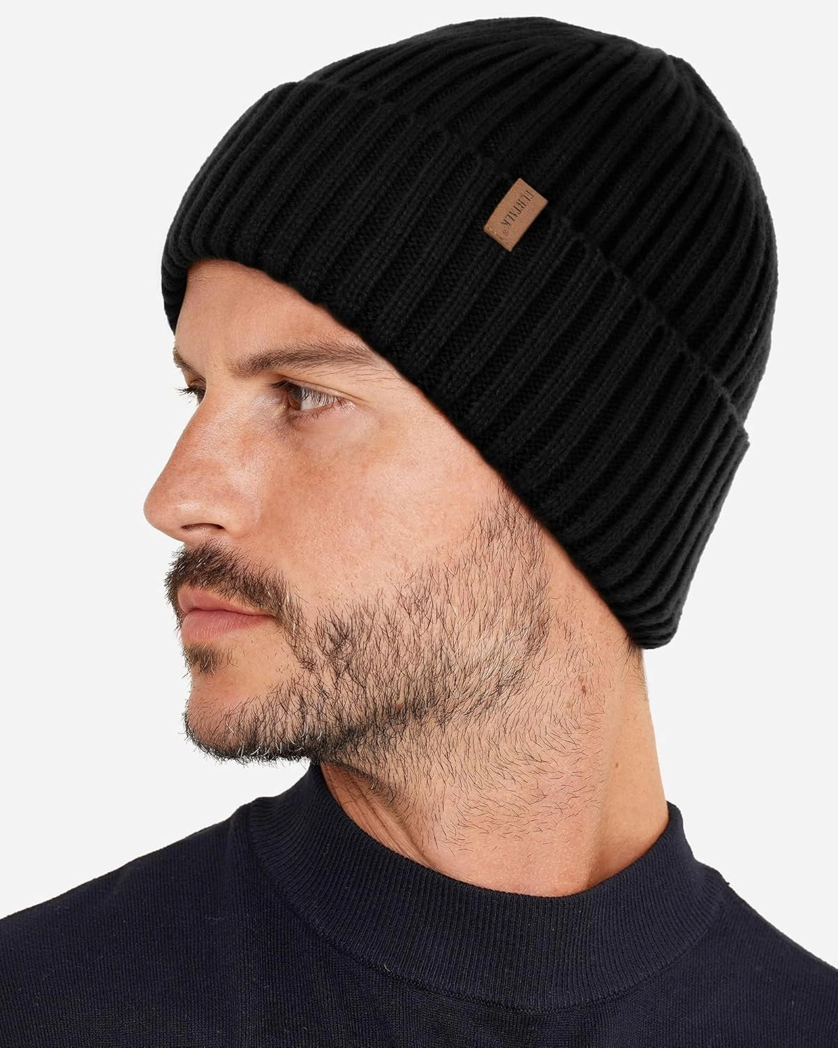 FURTALK Beanie for Men Women Thick Winter Unisex Cuffed Beanie Knit Hats Soft Warm Ski Hats