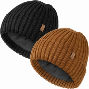 FURTALK Beanie for Men Women Thick Winter Unisex Cuffed Beanie Knit Hats Soft Warm Ski Hats