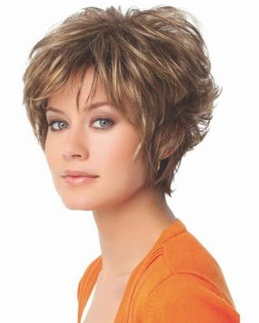 Gala Wig Color 511C Gabor Women's Wigs Capless Short Stylish Modern Capless Adjustable Straps Bundle with Comb, MaxWigs Hair Loss Booklet