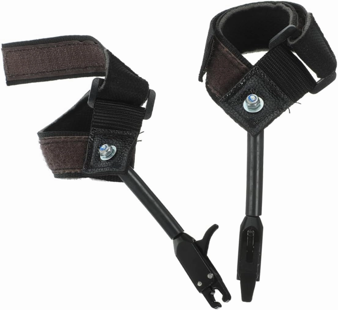 GALPADA 2Pcs Compound Bow Wrist Strap Release Durable Archery Release Tool with Arrow Trigger for Enhanced Shooting Accuracy Archery Accessory for Compound Bow