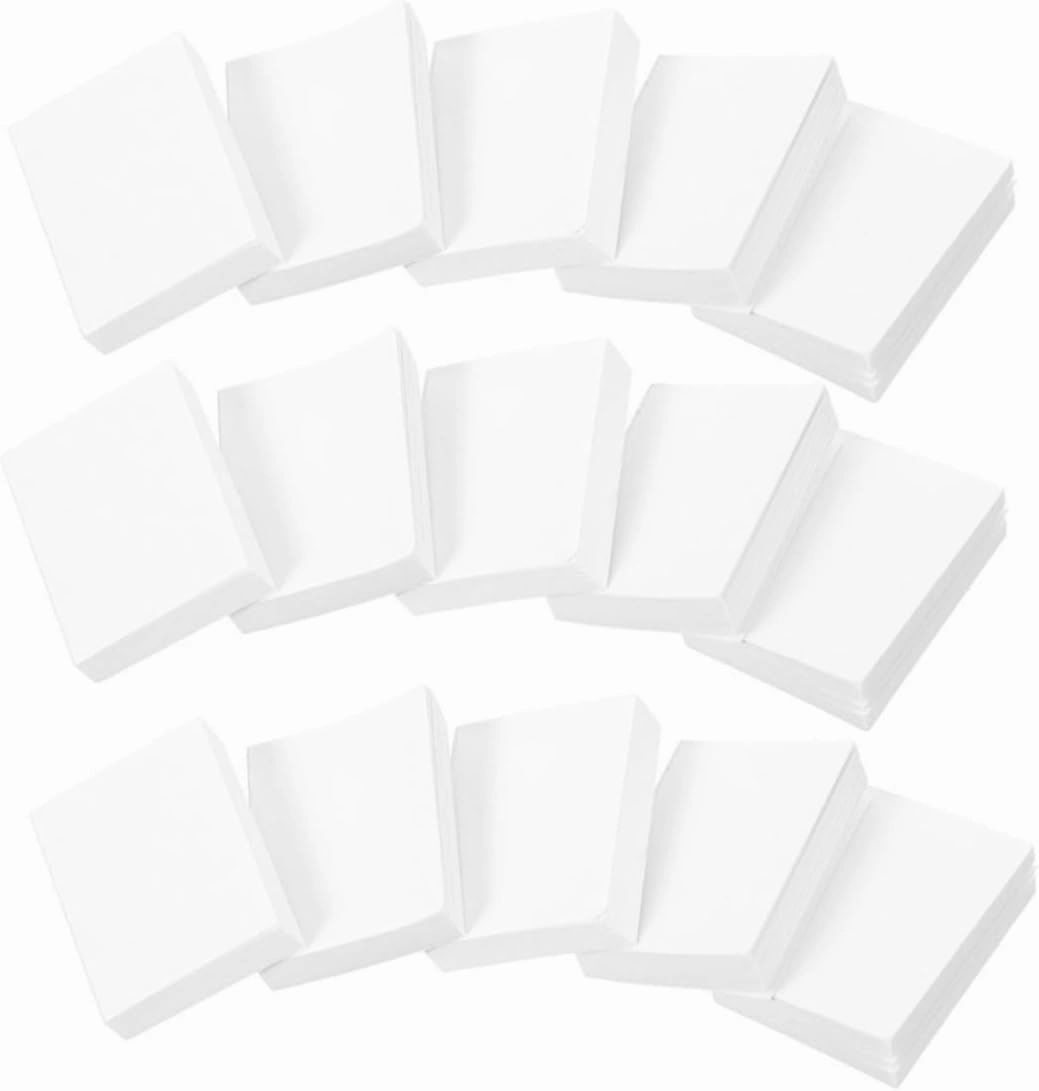 GALPADA 5sets 60pcs Miniature Dollhouse Blank Books for DIY Crafts Decorative Props for Study Scenes Dollhouse Layouts Safe and Lightweight Materials 60pcs*5