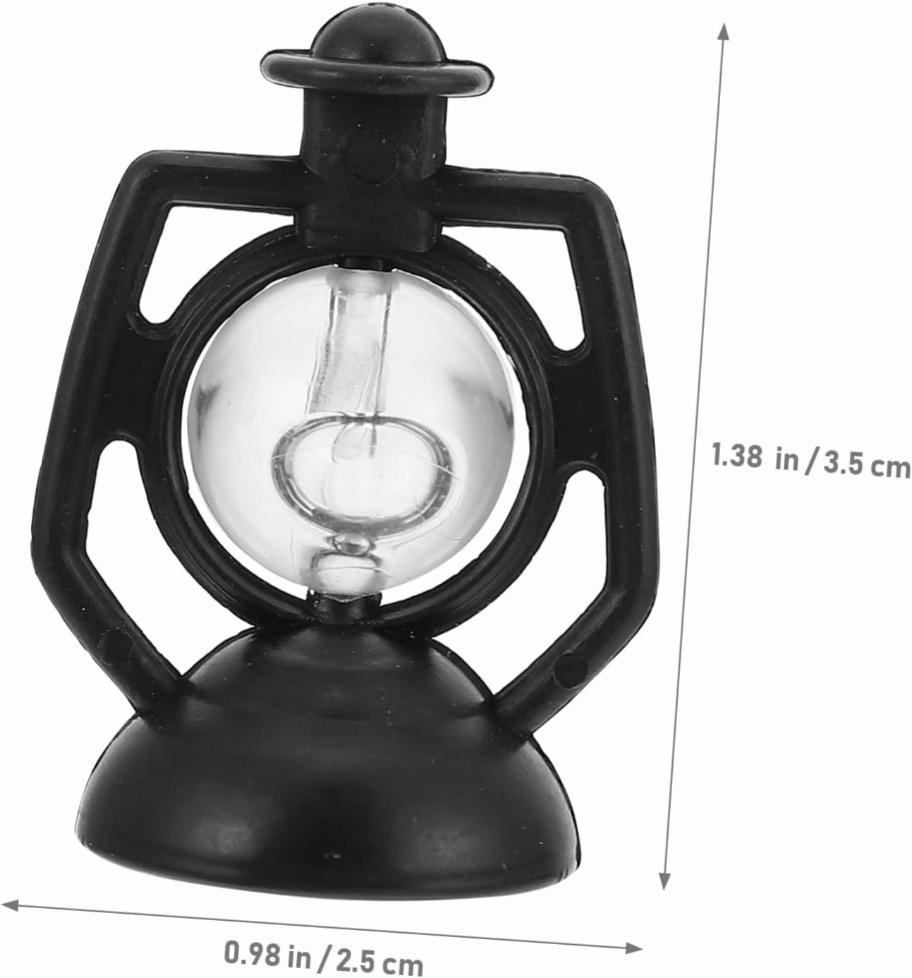 Garneck 4sets 12pcs Miniature Doll House Kerosene Lamps Retro Lantern Models for DIY Accessories Photography Props Detail for Play and Home Decor 12pcs*4