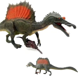 Gemini&Genius Dinosaur Toys Spinosaurus Toy Figurines, 20 Inches Length Large-Sized Dinosaur Action Figure with Moveable Jaw, Dino Lover Birthday Gift, Collection and Room Decoration(1Pc)