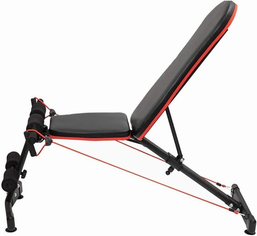 GeRRiT Adjustable Weight Bench Multifunction Dumbbell Bench, Two in One Sit-ups Fitness Equipment Professional Abdominal Muscle Training Bench Home Exercise Essentials Device