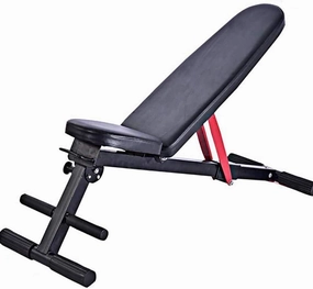 GeRRiT Weight Bench Adjustable Sit-ups Fitness Equipment, Abdominal Muscle Motion Device, Multifunction Folding Belly Board Weightlifting Dumbbell Bench Fitness Chair Suitable for Family or Use