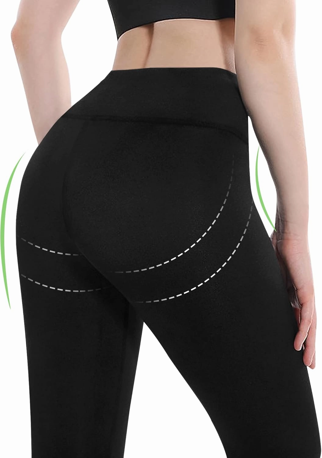 Gnainach Girls Running Pants High Waisted Soft Comfy Elastic Compression Yoga Leggings for Toddler Kids Teens Dance Workout