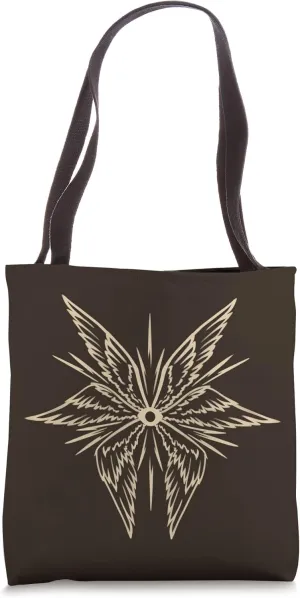 Goth Emo Alt Biblically Accurate Archangel Wings with Eye Tote Bag