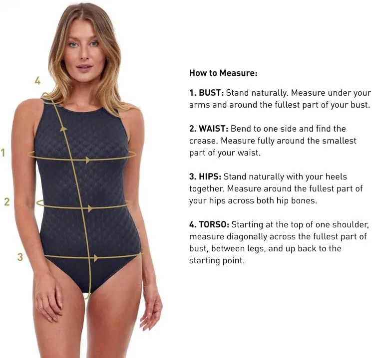 Gottex Harbourside Women’s Textured High Neck Mastectomy One Piece Swimsuit with Removable Soft Cups Beachwear Essential