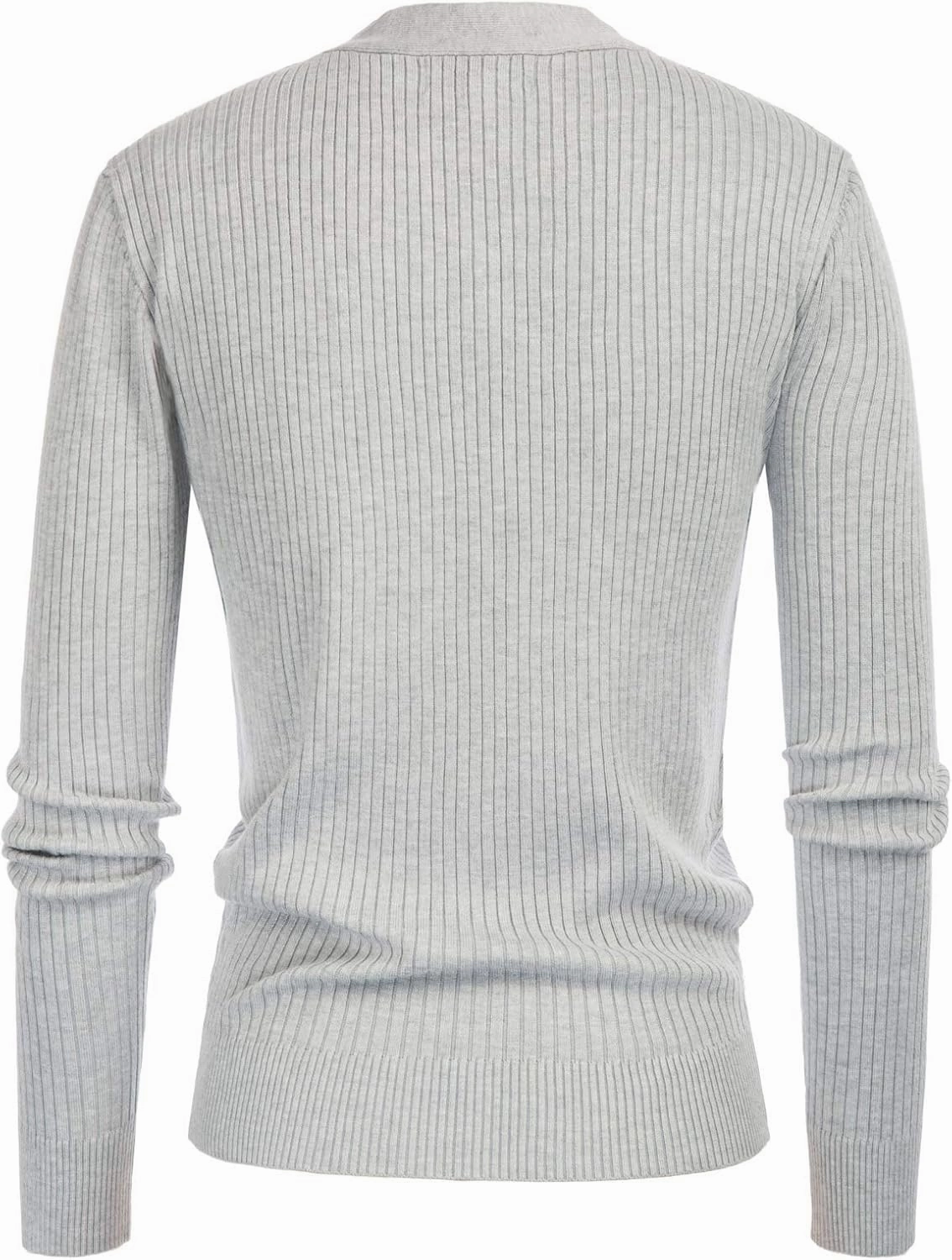 GRACE KARIN Women's Button Up V Neck Long Sleeve Soft Basic Knit Cardigan Sweater