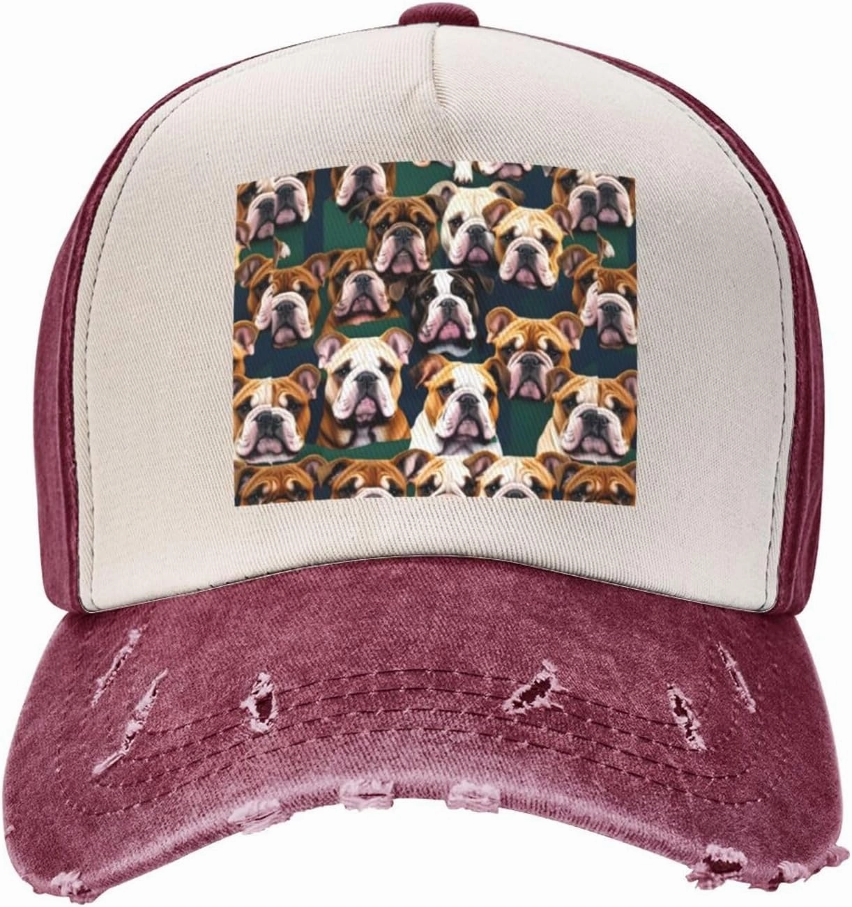 Greece Map Stylish Sports Hat in Denim,Adjustable, Breathable,for Daily Wear and Outdoor Activities