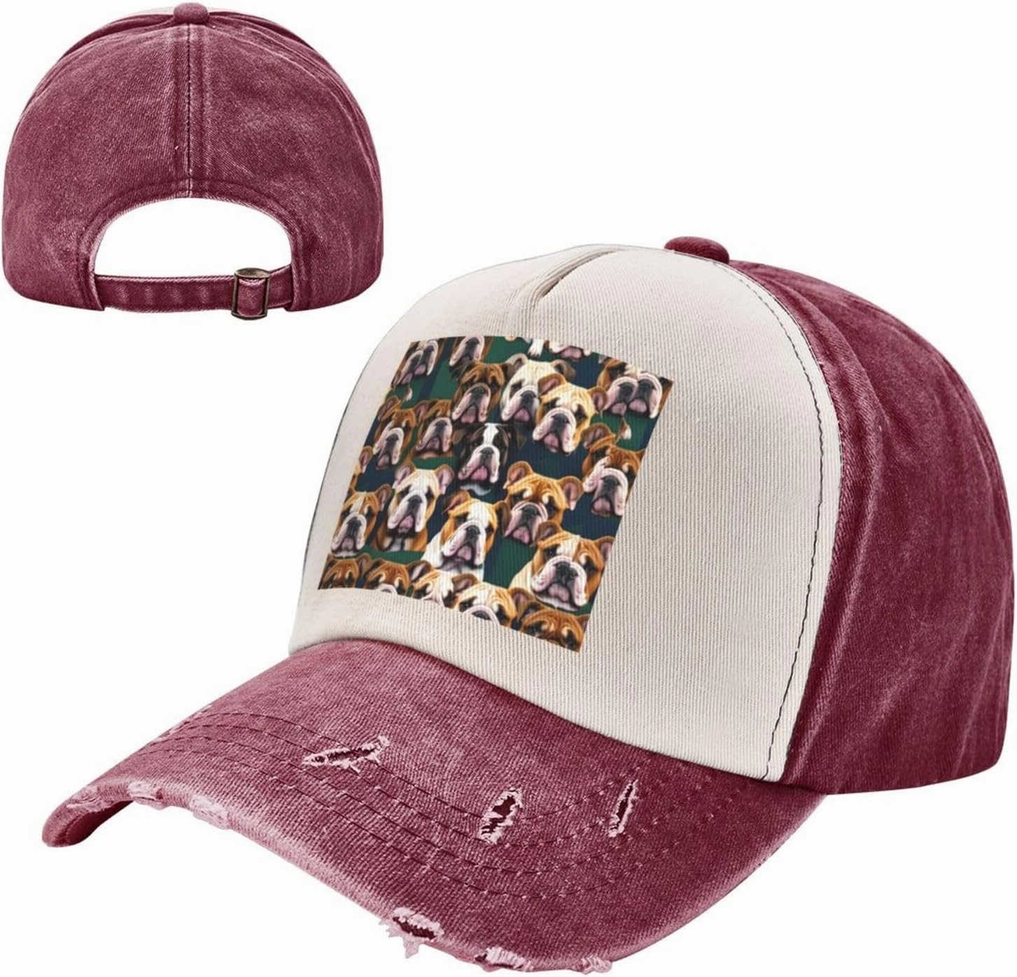 Greece Map Stylish Sports Hat in Denim,Adjustable, Breathable,for Daily Wear and Outdoor Activities