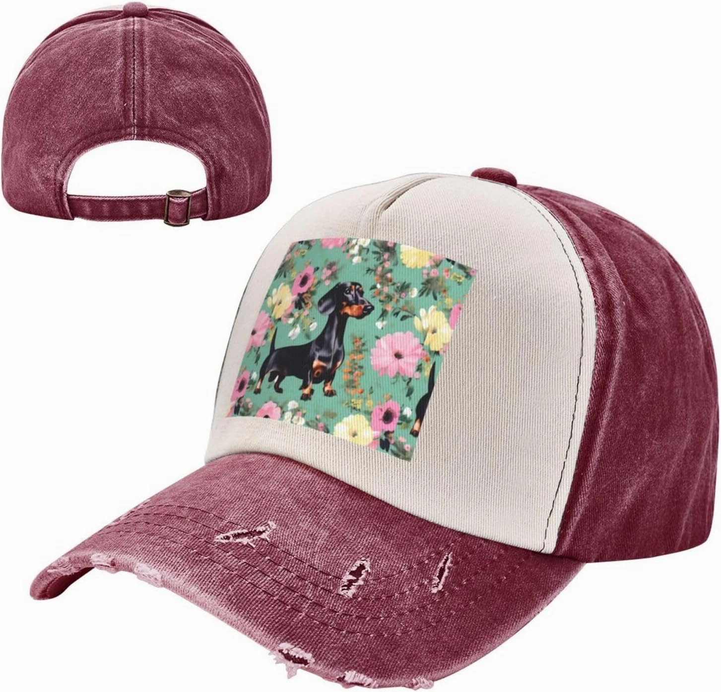 Greece Map Stylish Sports Hat in Denim,Adjustable, Breathable,for Daily Wear and Outdoor Activities