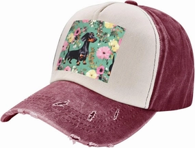 Greece Map Stylish Sports Hat in Denim,Adjustable, Breathable,for Daily Wear and Outdoor Activities