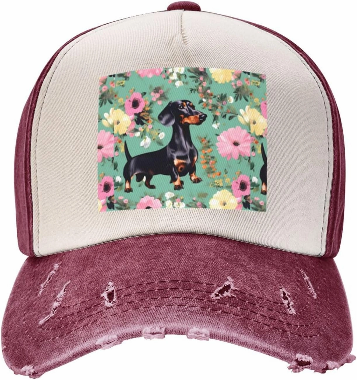 Greece Map Stylish Sports Hat in Denim,Adjustable, Breathable,for Daily Wear and Outdoor Activities