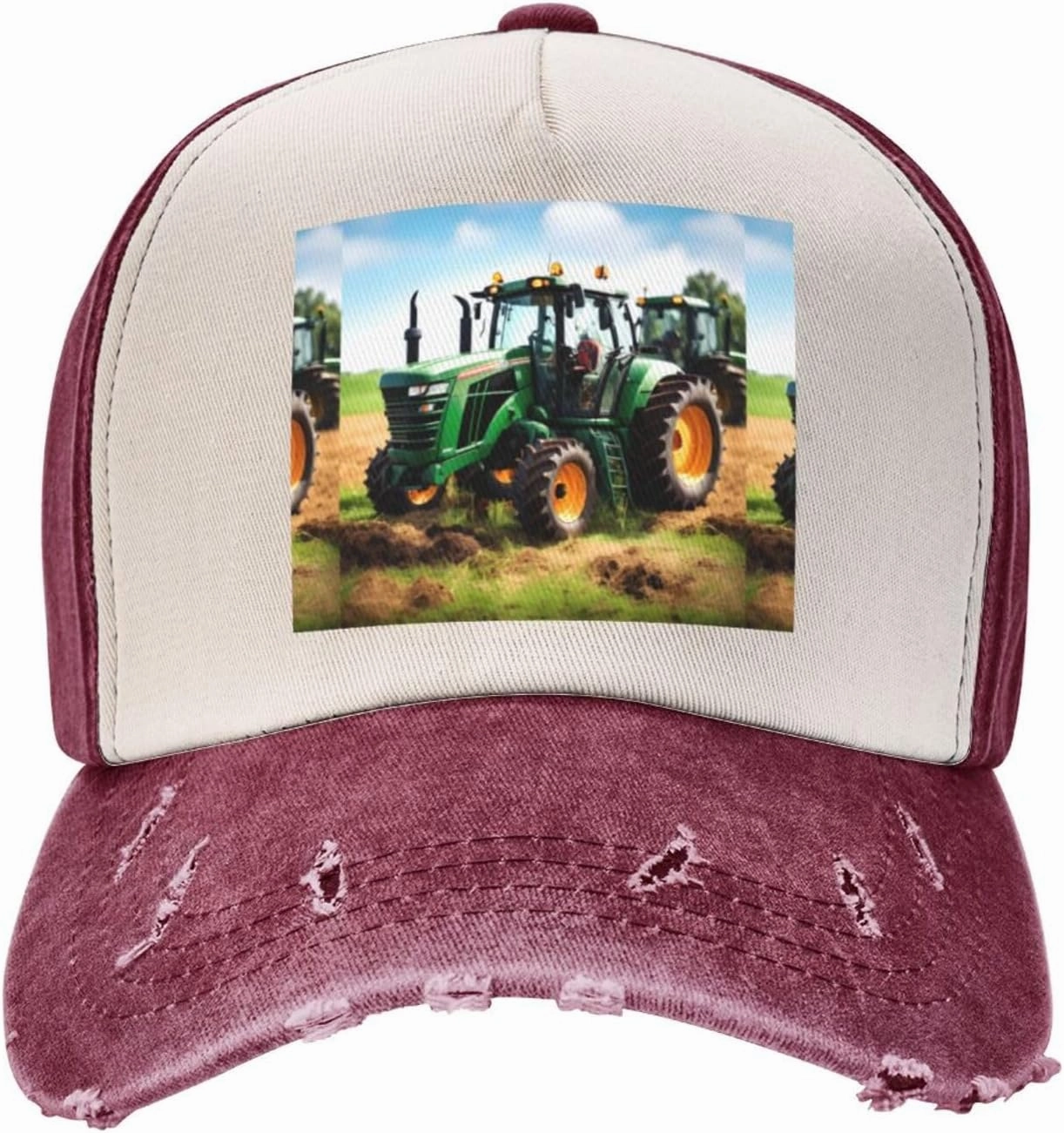 Greece Map Stylish Sports Hat in Denim,Adjustable, Breathable,for Daily Wear and Outdoor Activities