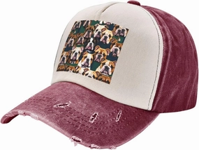 Greece Map Stylish Sports Hat in Denim,Adjustable, Breathable,for Daily Wear and Outdoor Activities