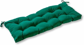 Greendale Home Fashions Outdoor 44 x 17-inch Sunbrella Swing/Bench Cushion, Canvas Forest