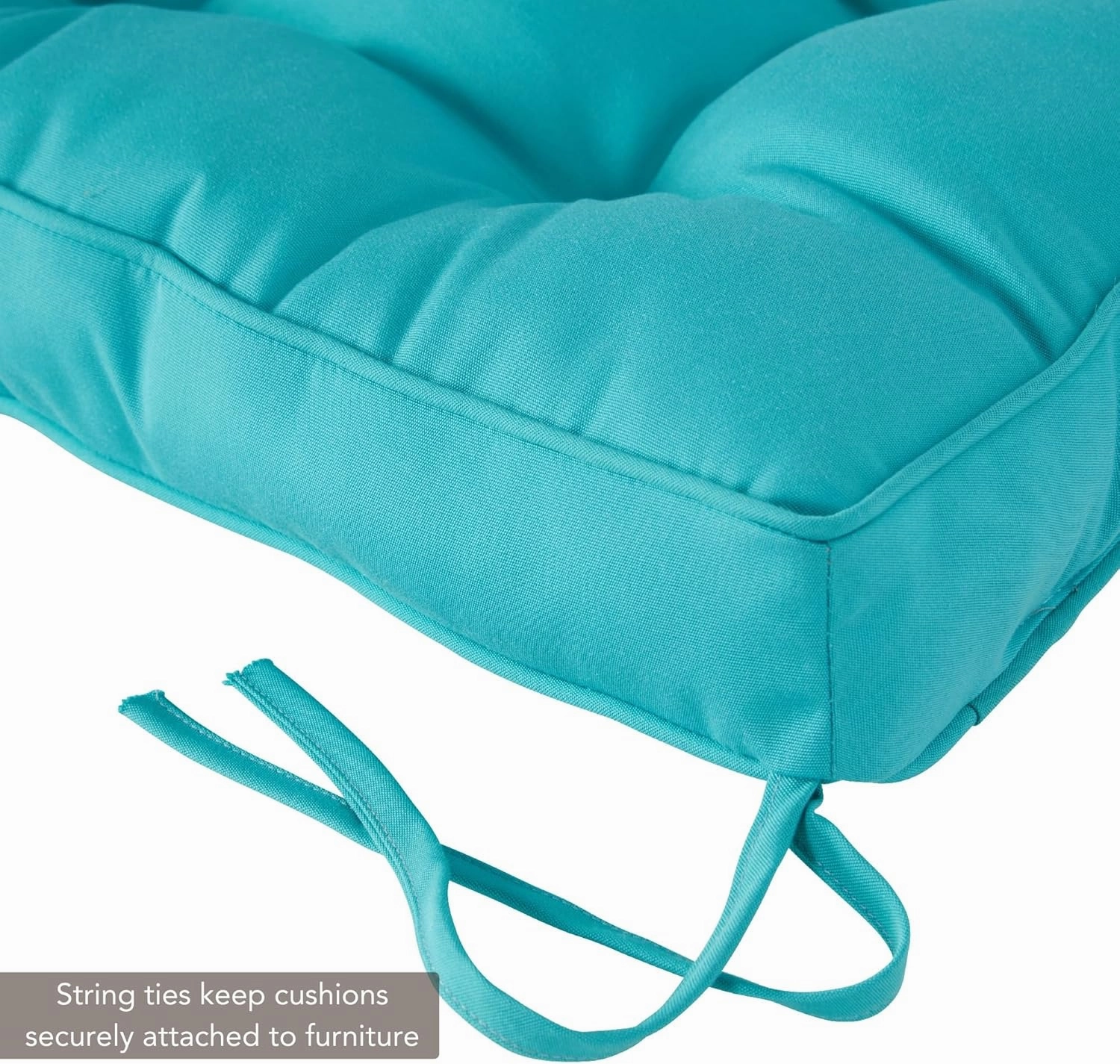 Greendale Home Fashions Outdoor 51 x 18-inch Sunbrella Bench Cushion, Canvas Aruba