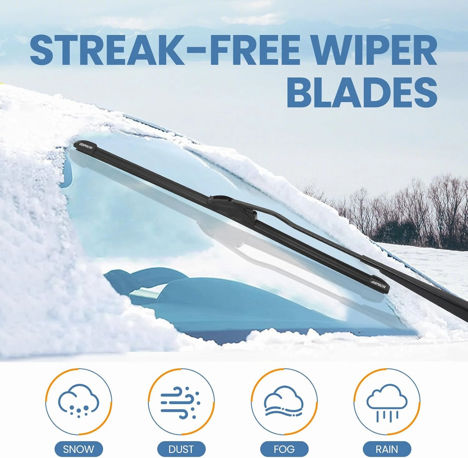 GSPSCN 2 Wipers For Toyota GR Supra 2024-2021 /Ford Bronco Sport 2024-2021 /Jeep Renegade 2022-2015，Original Equipment Windshield Wiper Blades Set 22" 20" (Set of 2)