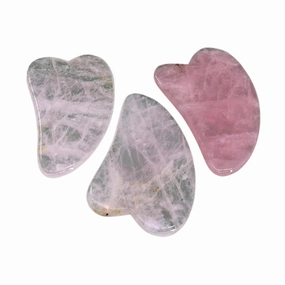 Gua Sha Tools Set Jade Roller Face Eyes Neck Body Real Natural Stone Beauty Massage Anti Aging Treatment(Style e)