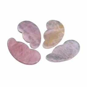 Gua Sha Tools Set Jade Roller Face Eyes Neck Body Real Natural Stone Beauty Massage Anti Aging Treatment(Style o)