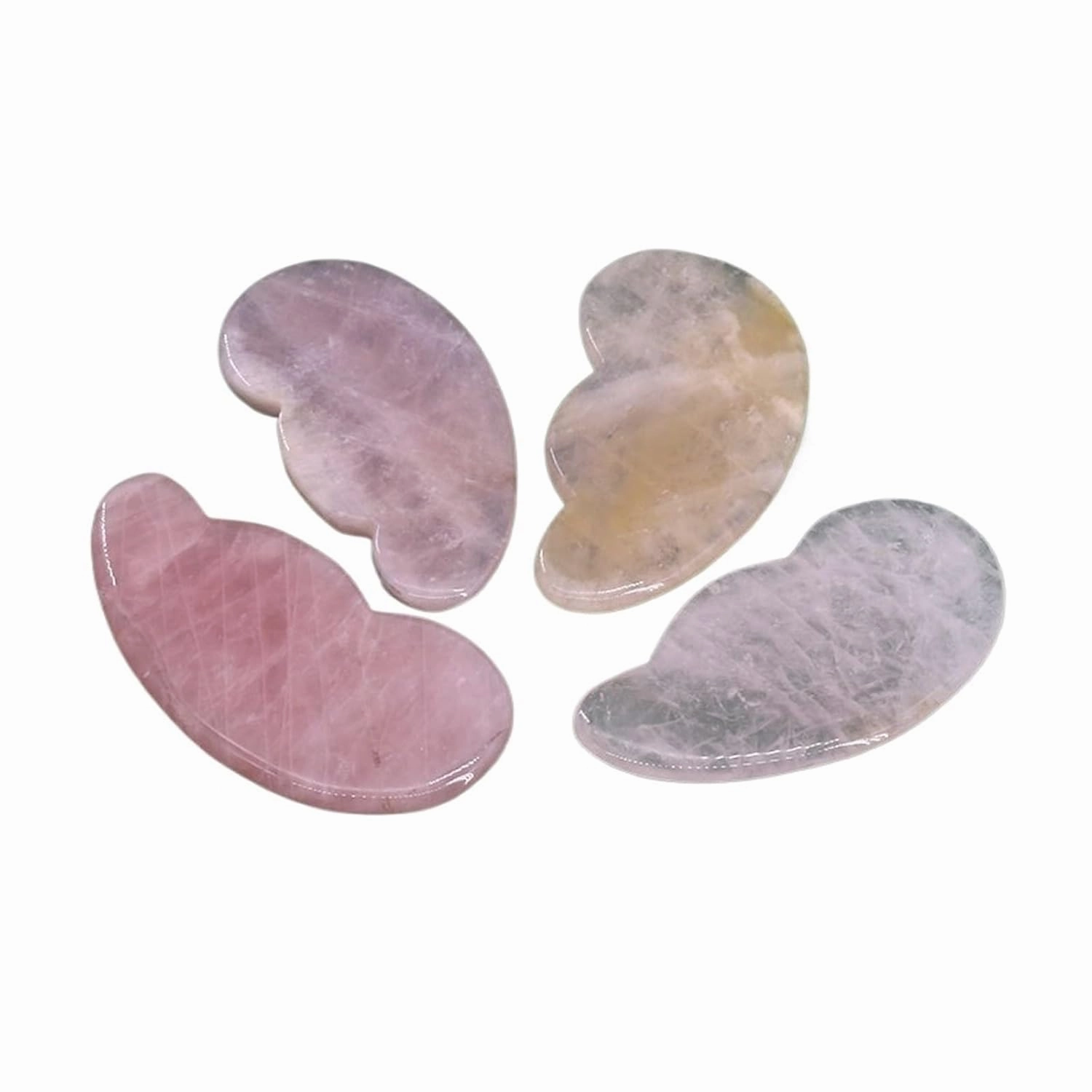 Gua Sha Tools Set Jade Roller Face Eyes Neck Body Real Natural Stone Beauty Massage Anti Aging Treatment(Style o)