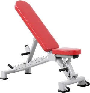 Gym Bench Adjustable Weight Bench Multi-Purpose Incline/Flat Bench for Home Gym Fitness Strength Training Red