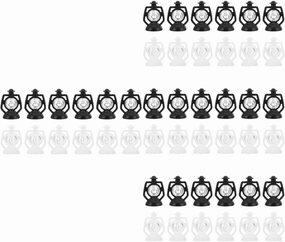 HANABASS 4sets 12pcs Miniature Kerosene Lamps for Dollhouse Retro Design Fake Lights for DIY Crafts and Photography Props Each 12pcs*4