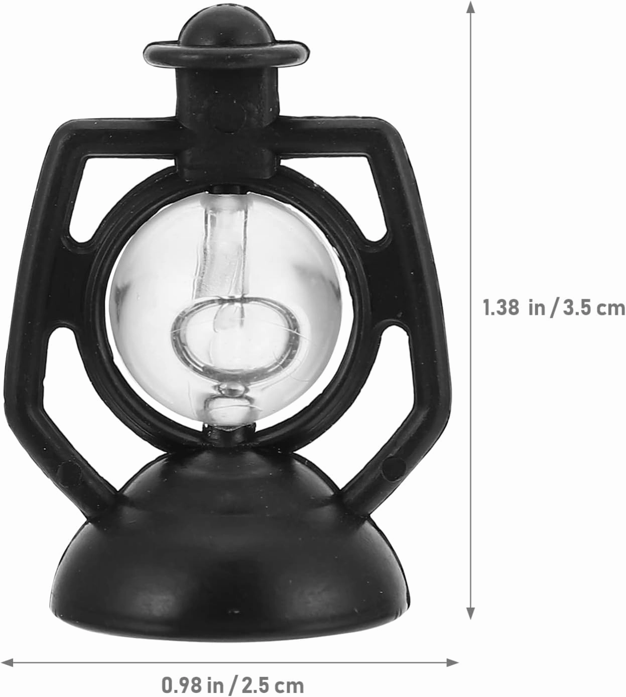 HANABASS 4sets 12pcs Miniature Kerosene Lamps for Dollhouse Retro Design Fake Lights for DIY Crafts and Photography Props Each 12pcs*4