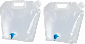 Happyyami Collapsible Water Bag 10l Hiking Water Pouch Portable Folding Storage Outdoor Camping Lightweight Design