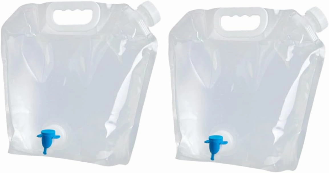 Happyyami Collapsible Water Bag 10l Hiking Water Pouch Portable Folding Storage Outdoor Camping Lightweight Design